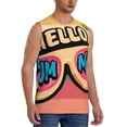 thumbnail image 2 of Balery Hello Summer Camisetas sin mangas para hombre, absorbe la humedad y protege contra el mal olor.-Medium, 2 of 7
