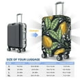 thumbnail image 6 of Easygdp Hand Drawn Citrus Fruits Elegant Lemons Print Elastic and Washable Suitcase Protective Cover with Hidden Zipper Fits 18-32 inch Luggage -Medium, 6 of 9