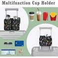 thumbnail image 6 of Luggage Cup Holder for Suitcases Travelers Accessories Carry on with Cup Holder Airplane Attachment Drinks Carrier Magic Tape Cup Portable Holder for Luggage Hold Two Coffee Mugs, 6 of 6