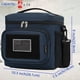thumbnail image 4 of Bolsa térmica táctica FlowFly para almuerzo, mediana, color cian, 4 of 9