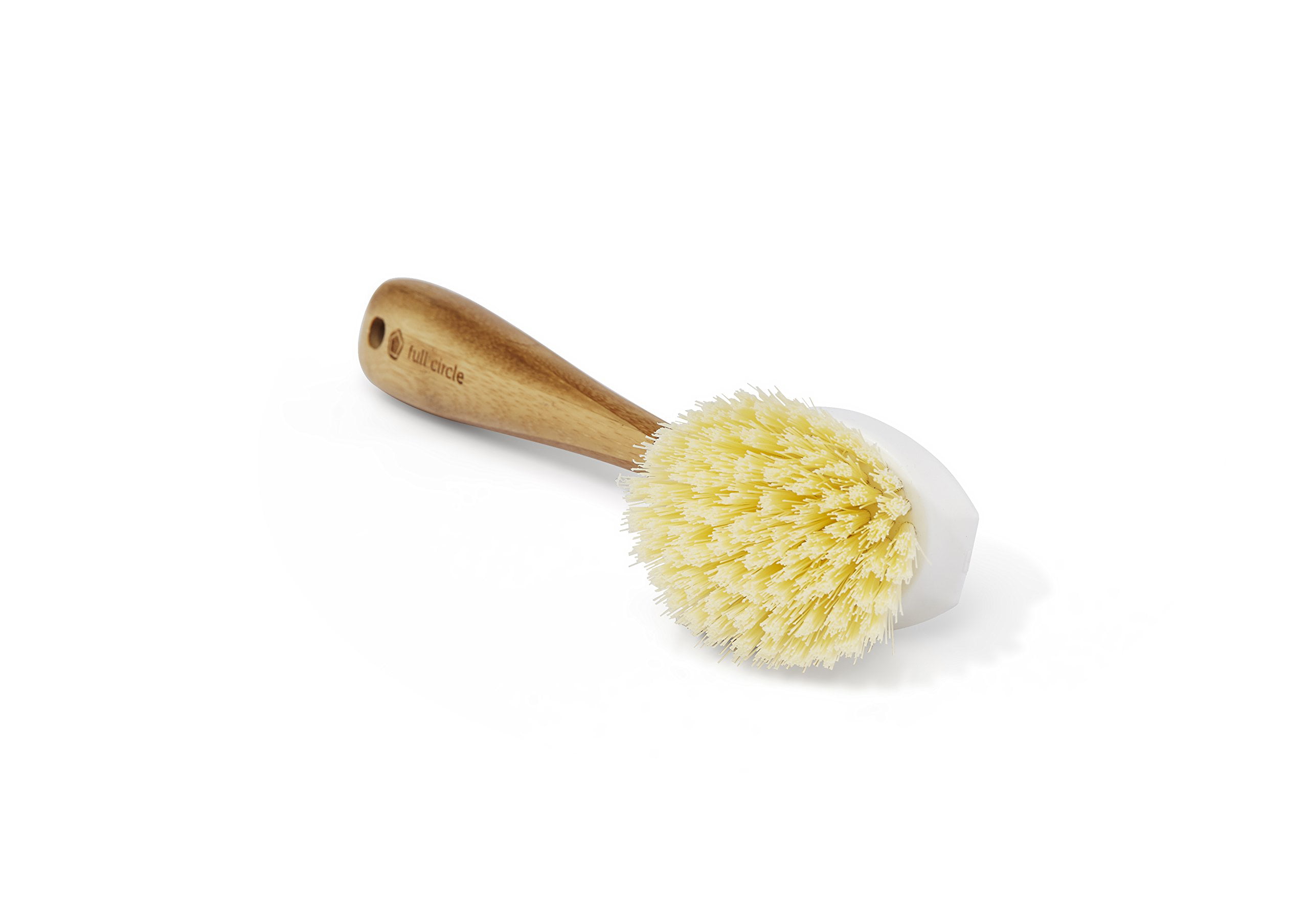  Full Circle Be Good Kitchen Dish Brush with Bamboo Handle – Long  Handle Scrubber with Tough Bristles, White, 1 Count (Pack of 1) :  Everything Else