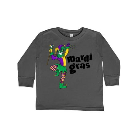 

Inktastic Mardi Gras jester celebration Gift Toddler Boy or Toddler Girl Long Sleeve T-Shirt