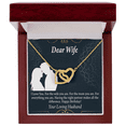 thumbnail image 5 of To My Wife Happy Birthday Dear Inseparable Necklace, 5 of 20