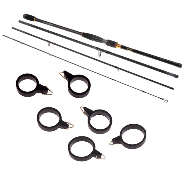 Caña De Surf 4 Piezas Caña De 9.8ft - 6PCS Caña De Ganchos Para Ganchos - Señuelo Jig Holders SML Sharpla Caña de pescar de agua dulce
