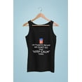 thumbnail image 5 of Old Glory Juniors Don't Do Calm Puerto Rican Sleeveless Graphic Tank Top, 5 of 6