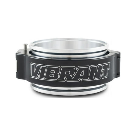 Vibrant 3.5in O.D. Aluminized HD 2.0 Clamp Assembly - Anodized Black