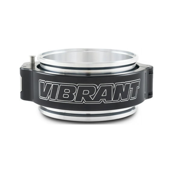 Vibrant 3.5in O.D. Aluminized HD 2.0 Clamp Assembly - Anodized Black