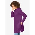 thumbnail image 3 of Woman Within Plus Size Longer-Length Hoodie Sweatshirt., 3 of 6