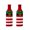 Stripe, variant on SDFGTstore Holiday Stripes Knitted Wine Bottle Wraps, Set of 2, for Christmas Merriment