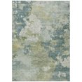 thumbnail image 2 of Addison Rugs Chantille Indoor/Outdoor Transitional Abstract Aqua Machine Washable Rectangle Rug, 3' x 5', 2 of 8