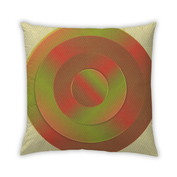 Ahgly Company Outdoor Square Contemporary Throw Pillow, 18 inch by 18 inch