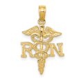 thumbnail image 1 of 14K Yellow Gold Charm Pendant 25 mm 12 Polished R.N., 1 of 3