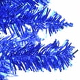 thumbnail image 2 of National Tree Company Artificial Christmas Tree, Blue Tinsel, Includes Stand, 6 feet, 2 of 6