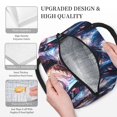 thumbnail image 3 of Balery Urban Style Colorful Dragon Bolsa de Almuerzo para Mujeres, Caja de Almuerzo, Bolsa de Almuerzo Pequeña Impermeable, Tote de Almuerzo Reutilizable con Gran Capacidad, 3 of 6