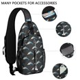 thumbnail image 2 of Crossbody Sling Backpack for Women Men Blue Small Dolphins Shoulder Sling Crossbody Casual Chest Bag for Travel Sports Running Hiking, 2 of 6