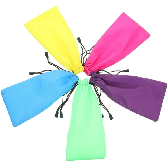 Minkissy 20Pcs Travel Sunglasses Case Fabric Assorted Color Organization for All