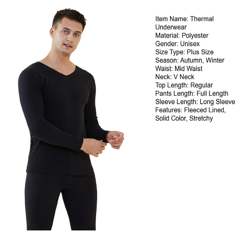 2Pcs/Set Thermal Underwear for Women Long Johns Women with Fleece Lined,  Base Layer Women Cold Weather Top Bottom 