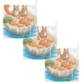 thumbnail image 7 of Dreamtimes 5 PCS Cute Squirrel Noodles Baby Muslin Washcloths, Autumn Animals Face Towel Burp Cloths Ultrasoft Absorbent Cotton Bath Wipes Towels for Newborn Boys Girls, 7 of 7