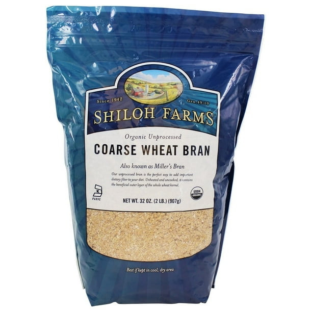 Shiloh Farms Organic Unprocessed Coarse Wheat Bran 32 oz. Walmart