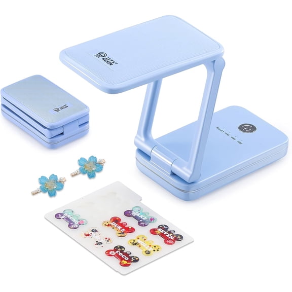 Let's Resin Rechargeable UV Light, Foldable & Height Adjustable UV Light for Resin with Heat Gun for Resin