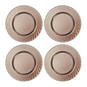 Ocean Eclipse Glass Dessert Plates Set of 4
