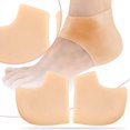 thumbnail image 5 of Heel Protector Sleeve, Non-Hole, Nude - Perforated Moisturizing Heel Protector Socks for Dry Cracked Feet, Men & Women, Foot Masks Easter Mother'S Day Base Care, 5 of 5