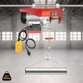 thumbnail image 2 of 880LBS Electric Hoist with Wireless Remote - 850W Dual Mode 440/880lbs Lift, 110V Overhead Winch for Garage/Construction, IP40 Waterproof & Cooling Fans, 2 of 7