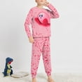 thumbnail image 2 of Kirby Little Big Bo-ys Gi-rls Pajamas Set Long Sleeve Ki-ds PJs Sleepwear, 2 of 8
