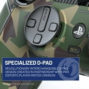 Nacon Revolution 5 Pro Officially Licensed PlayStation Wireless Controller for PS5 / PS4 / PC - Hall Effect, Trigger Stops, Map Buttons - Field Camo