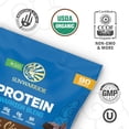 thumbnail image 3 of Sunwarrior Warrior Blend Vegan Protein Powder with BCAA Amino Acids, Chocolate, 4.96 Lbs (90 Servings), 3 of 7
