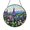 Acrylic 3.5 Inch, variant on Nature Mountain Meadow Suncatcher Circle Window Panel Ornament Glass