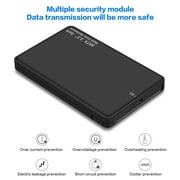 UniLink (TM) Tool Free Screw-Less UASP USB 3.0 2.5-inch External Hard Drive Enclosure Adapter Case for HDD SSD SATA Drive - Black
