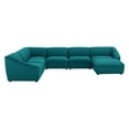 thumbnail image 2 of Modway Comprise Sectional Sofa, Teal Fabric, 2 of 3