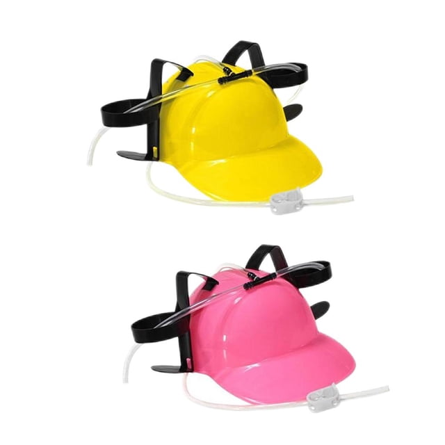 2x Casco Para Beber Novedoso, Sombrero Para Cerveza, Soporte Para Bebidas, Fiesta De Soda, Despedida De Soltero