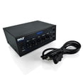 thumbnail image 4 of PYLE PCM21BT - Compact Bluetooth Power Amplifier, 2 Microphone Inputs, Mic-Talkover, 25V/70V Speaker Transformer Output, 40 Watt, 4 of 4