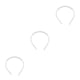 thumbnail image 2 of Diadema Qarigey perla Ajustable 10 perlas grandes 3piezas, 2 of 6
