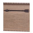 thumbnail image 2 of Benzara BM203656 Rectangular Wooden Wall Decor with Metal Arrow Accents, Brown, 2 of 2
