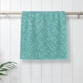 thumbnail image 5 of Fuzoiu Teal Green Glitter Print Bathroom Hand Towel,Premium Microfiber Towel 27.5x16in,Soft Towel for Home Hotel Gym Laundry Room Bathroom, 5 of 6