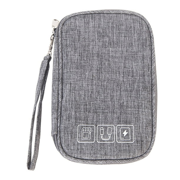 Organizador electrónico impermeable para cables de viaje, bolsa de almacenamiento para accesorios
