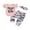 Pink, variant on Bagilaanoe 3pcs Newborn Baby Girl Pants Set Short Sleeve Romper Tops   Camouflage Leggings   Headband 3M 6M 12M 18M Infant Casual Clothes