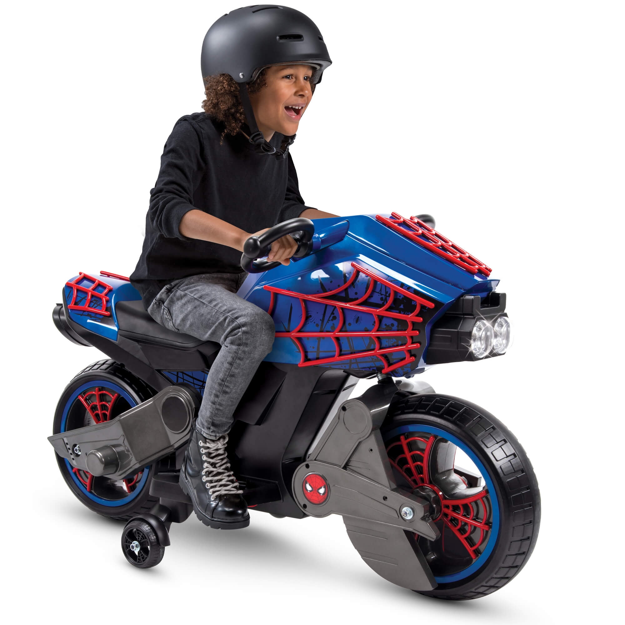 4+ Marvel/Spiderman auf Motorrad/Supercross Bike OVP/ Hasbro 
