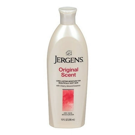 Jergens Original Scent Dry Skin Moisturizer with Cherry Almond Essence 10 oz (Pack of 6)