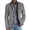 Black, variant on Men’s Plaid Print Suit Jacket, Notched Lapel Casual Coat with Button Closure and Side Pockets (Khaki,S)