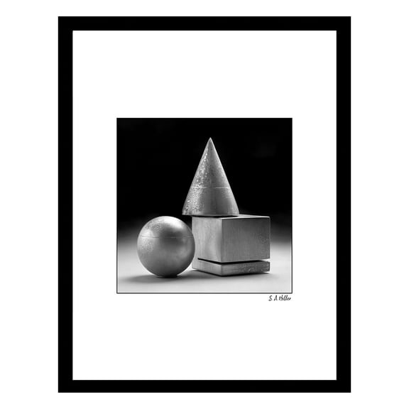 3 OBJECTS Framed Printed Photograph