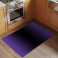 thumbnail image 3 of 2x3 Door Mat Rug, Purple Black Ombre Non-Skid Rubber Backing Large Rectangle Rugs - Living Room Bedroom Home Office, Gradient Contemporary Abstract Art Indoor Floor Mat Carpets Washable Rug, 3 of 9
