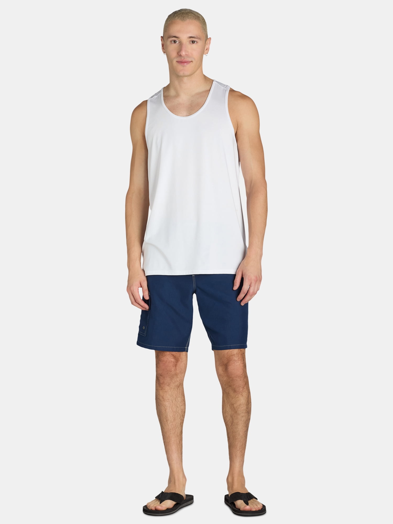 George Men's & Big Men's Cargo E-Board Shorts, 9" Inseam, Size S-3XL