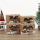 thumbnail image 2 of Paquete de 12 cajas de galletas navideñas con ventana, cajas grandes para golosinas de panadería y comida navideña para regalar, repostería, dulces, obsequios de fiesta, regalo kraft de Navidad B, 2 of 5