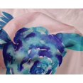 thumbnail image 4 of oneOone Silk Tabby Fabric Flower & Leaves Watercolor Print Fabric By The Yard 42 Inch Wide, 4 of 4