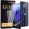 thumbnail image 1 of ccwonima 3+3 Pack Screen Protector for Moto G Stylus 5G 2022，Screen Protector Tempered Glass 3 Pcs+ Camera Lens Protector 3 Pcs,HD Clear,Anti Scratch, Bubble Free, 1 of 1