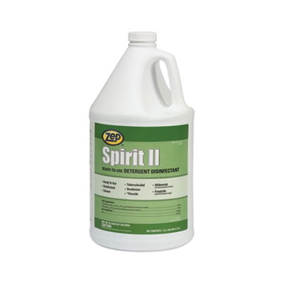 

1Pc Zep SPIRIT II READY-TO-USE DISINFECTANT CITRUS SCENT 1 GAL BOTTLE 4/CARTON (67923)G7